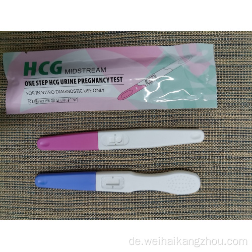Einfacher HCG -Schwangerschaftstest mit Midstream 6,0 mm